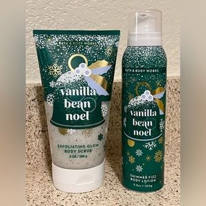 Vanilla Bean Body Scrub And Shimmer Lotion